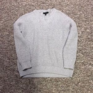 Long knitted sweater